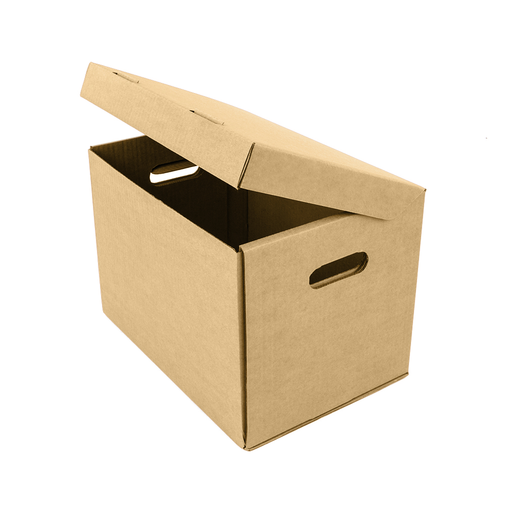 Картонная коробка с ручками А4 325*235*235 Т−24B
