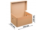 Картонная коробка с ручками А4 330*230*230 Т−23