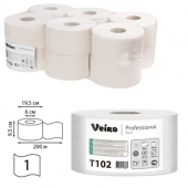 Туалетная бумага 200 м, VEIRO Professional (Система T2)