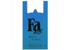 Пакет-майка с логотипом Fa синяя