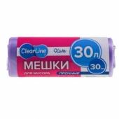 Мусорные мешки ХИТ 30л/30шт прочные сиреневые