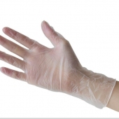 Виниловые одноразовые перчатки , размер XL