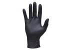 Нитриловые одноразовые перчатки черные, размер M