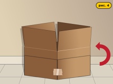Маленькая квадратная коробка из картона с ПВХ крышкой для подарков, сувениров и аксессуаров